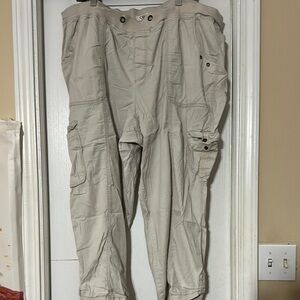 Women's Beige Cargo Pants